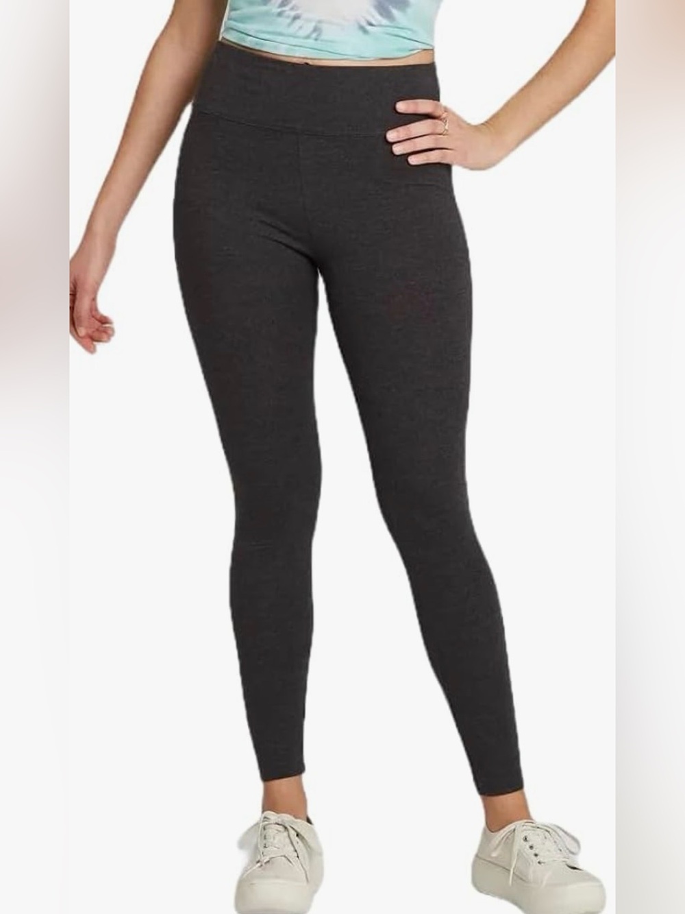 Wild Fable Woman’s Sm Dark Gray High Waisted Full Length Leggings Like New